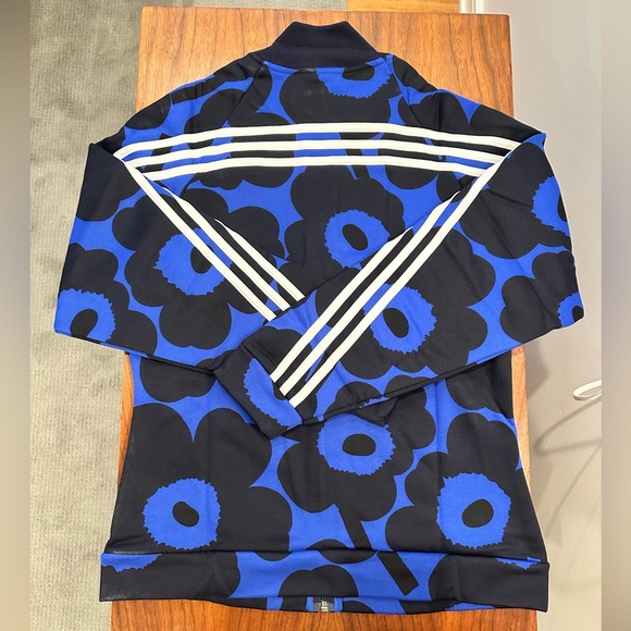 Adidas x Marimekko SMALL Full-Zip Fleece Track Top - Picture 3 of 7